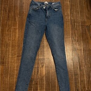 Forever 21 Dark Blue Skinny Jeans